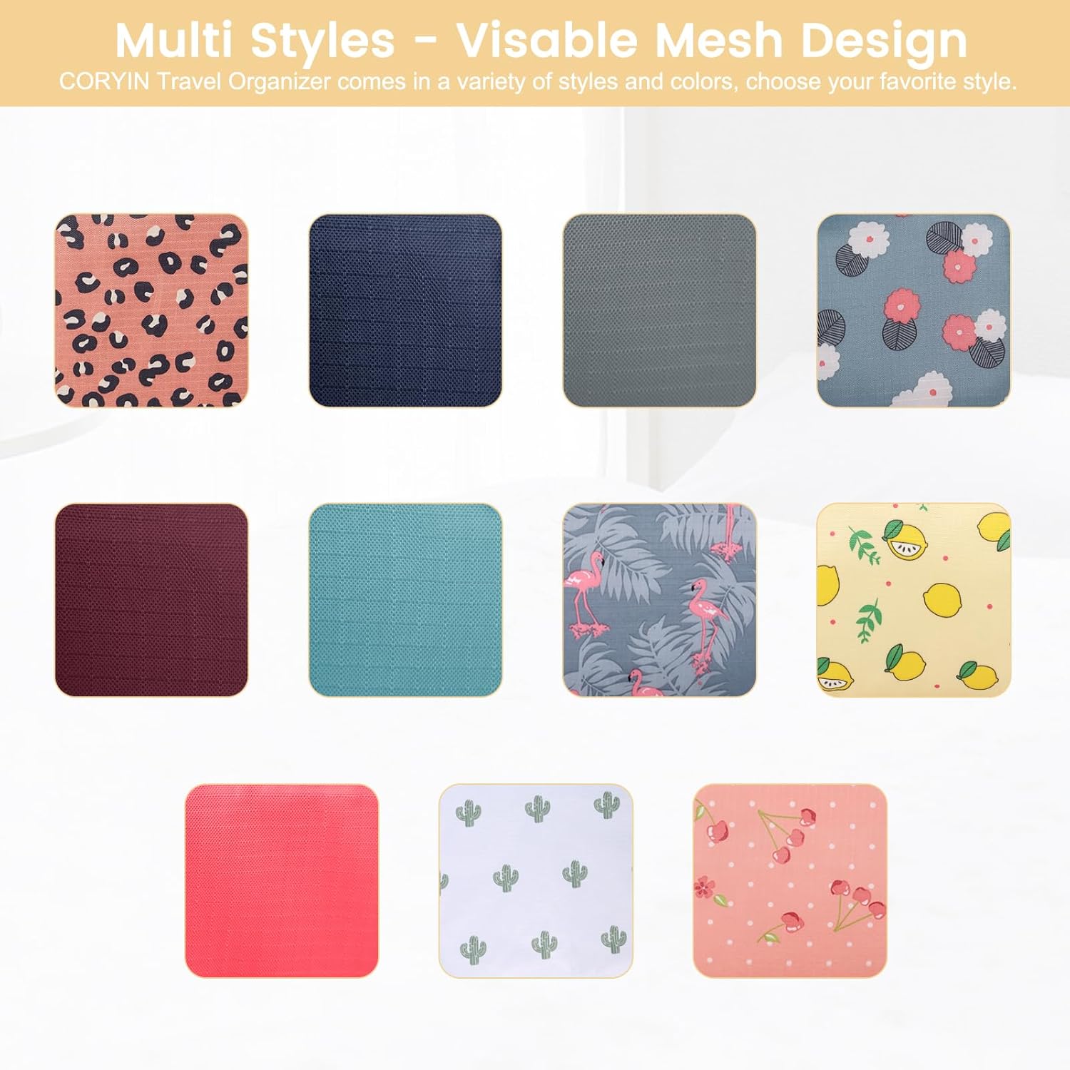 Thumbnail 5 de CORYIN Packing Cubes 10 PCS travel storage