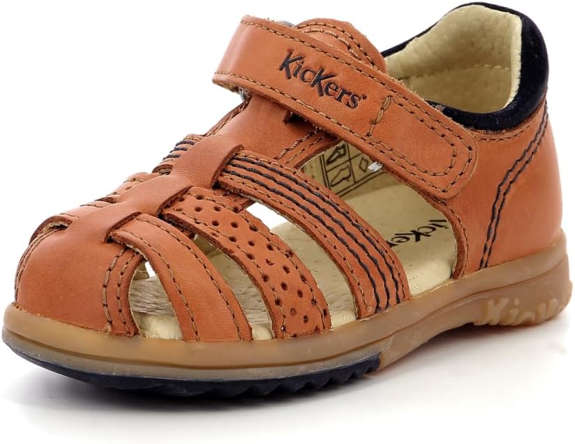 Detalle de Kickers Platiback Baby – Jungen Sandalen
