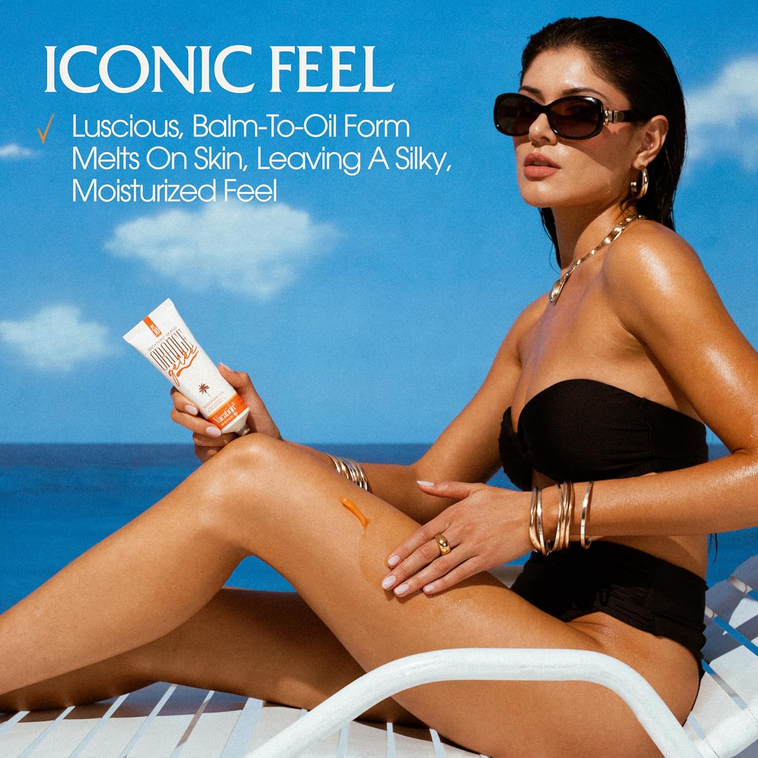 Thumbnail 4 de Vacation Orange Gelée SPF 30 Gel & Tube Key Bundle (Hydrating Balm-to-Oil Sunscreen) SPF 30, travel size