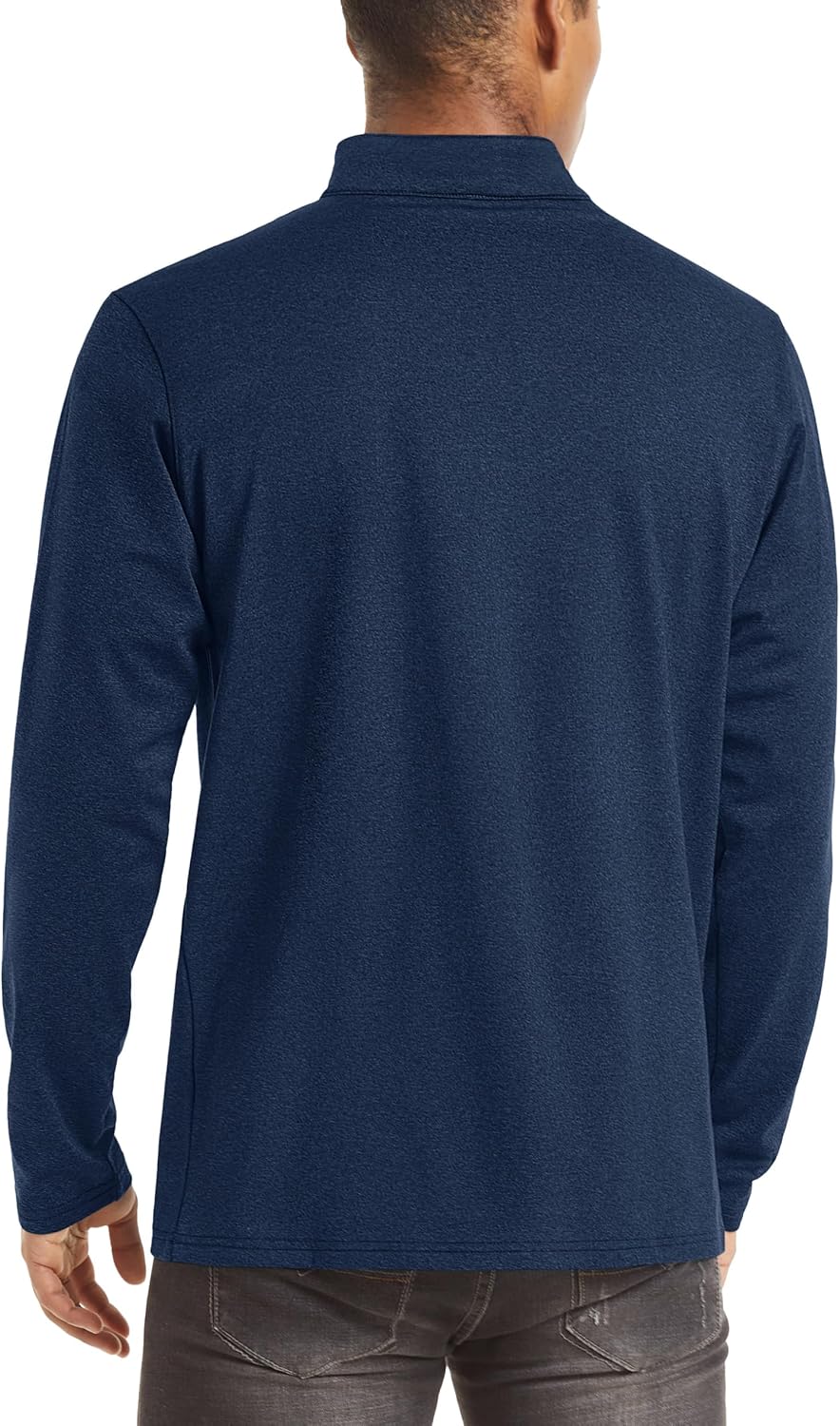 Detalle 2 de TACVASEN Half-Zip Fleece Pullover Herren – Warmes Langarmshirt