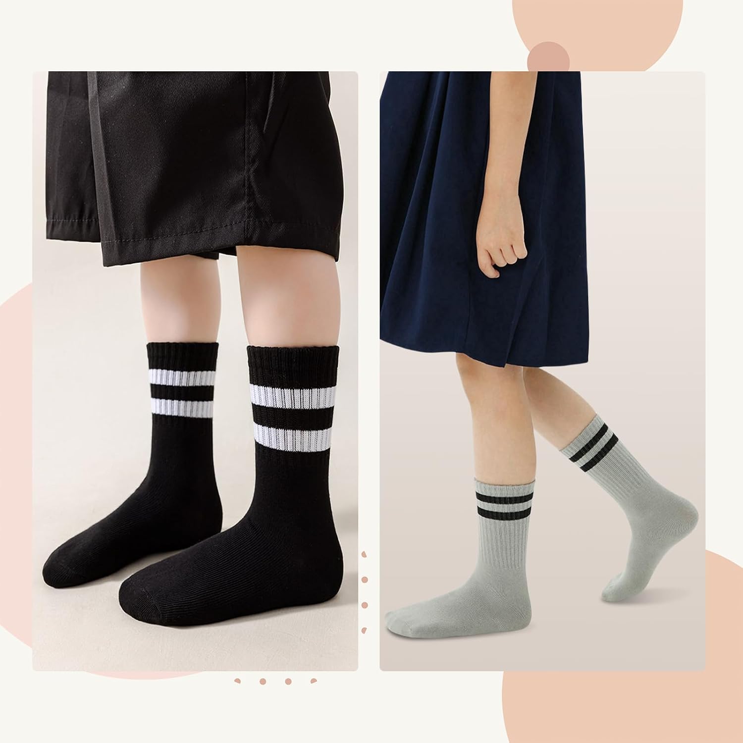 Detalle de HAGOT Kinder Sportsocken Baumwolle 2 Größen
