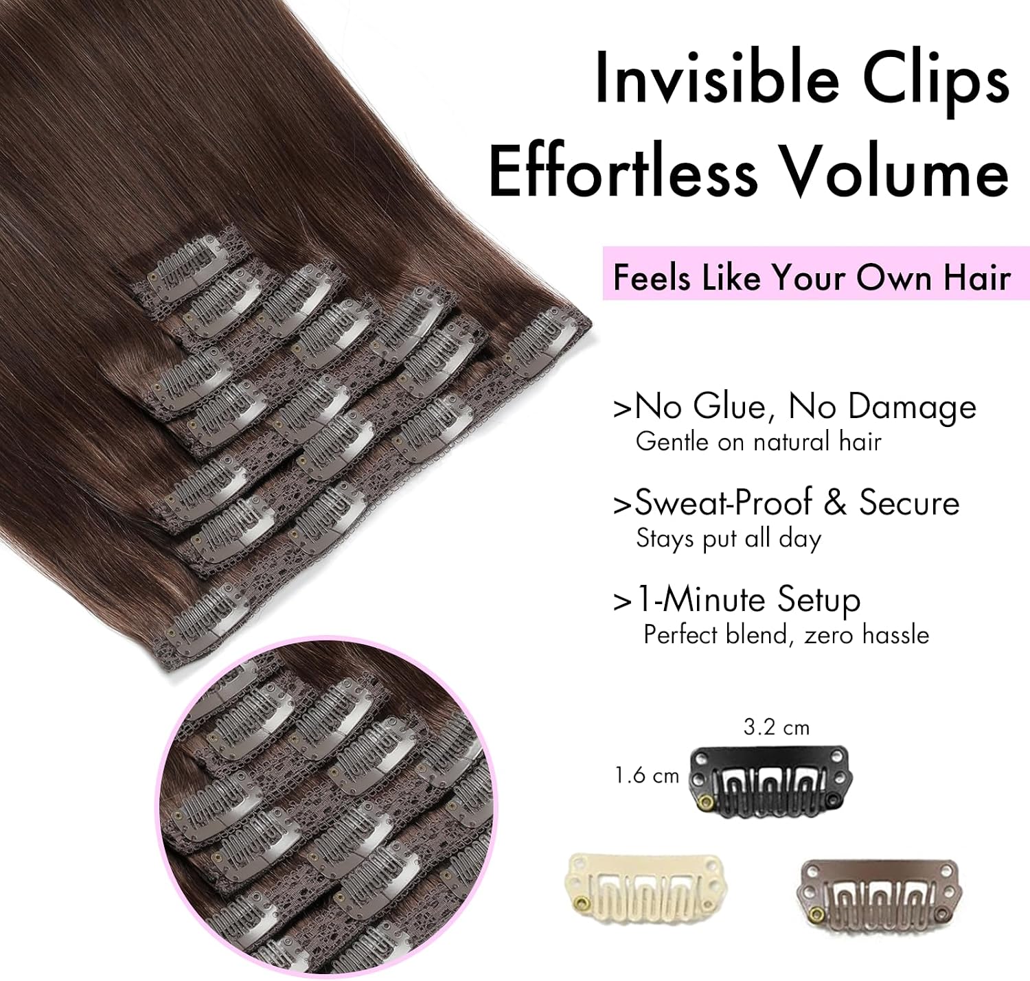 Detalle 1 de EINbeauty Extension Capelli Veri 50 cm 7pz