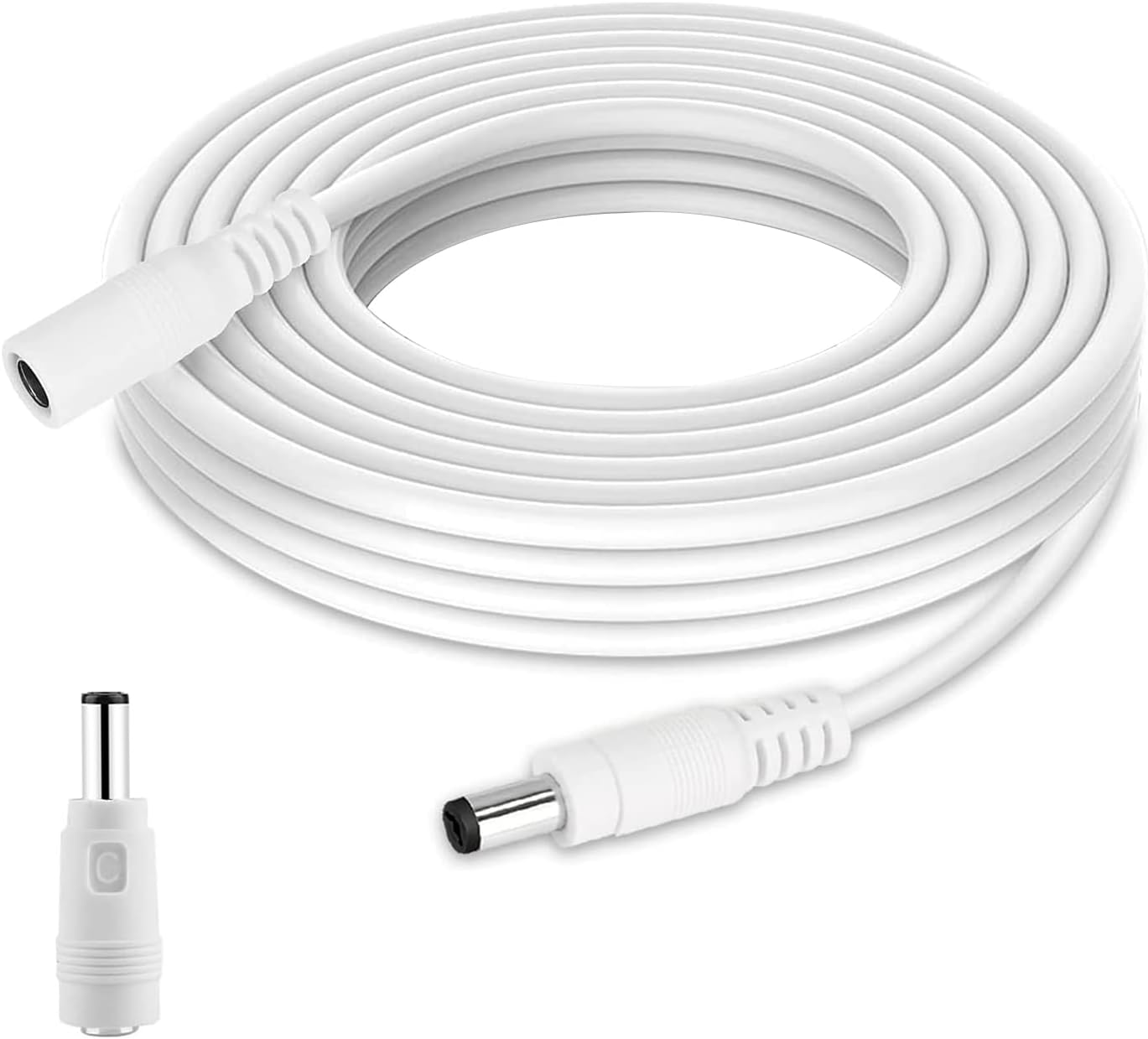 Detalle de 3M DC Verlängerungskabel für AVM Fritz!Box Router – Passend für FRITZ!Box Modelle und Repeater