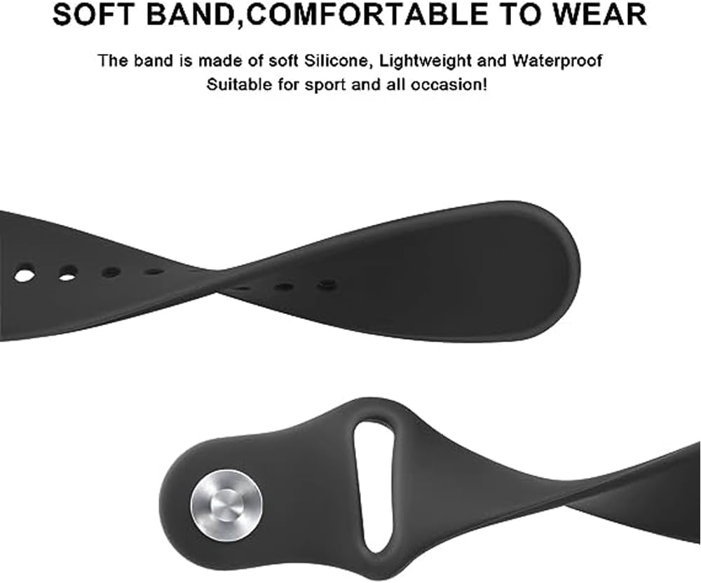 Thumbnail 4 de FYISWHO 20mm Silicone Replacement Band for Amazfit GTS 4/4 Mini, GTS 3/2/2e & more (Quick-release, buckle clasp)