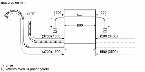 Thumbnail 14 de Bosch SMV2HTX02E – Lave-vaisselle encastrable 60 cm, Série 2
