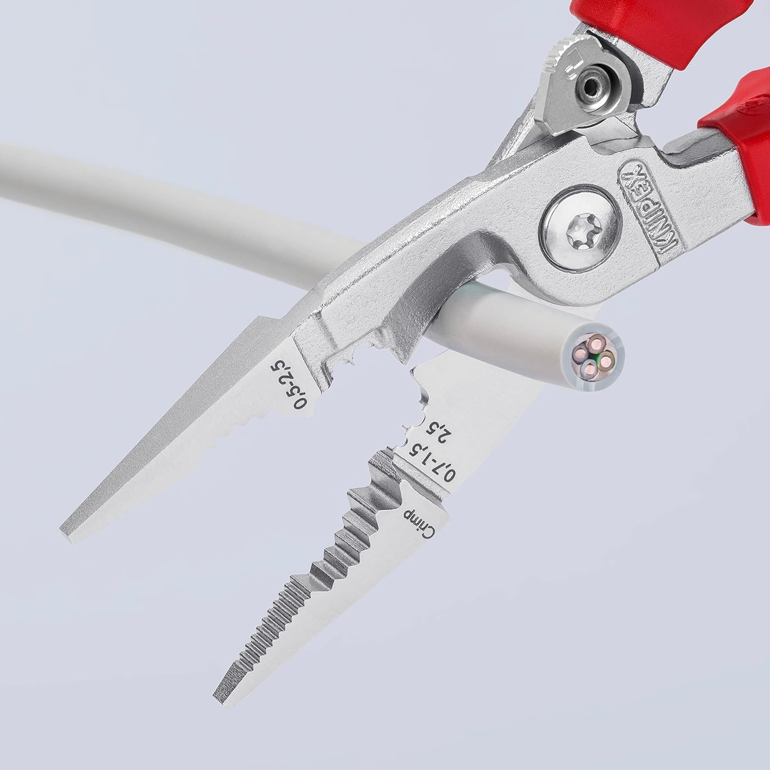 Thumbnail 3 de KNIPEX Elektro-Installationszange 200 mm – isoliert, SB-Verpackung, VDE geprüft