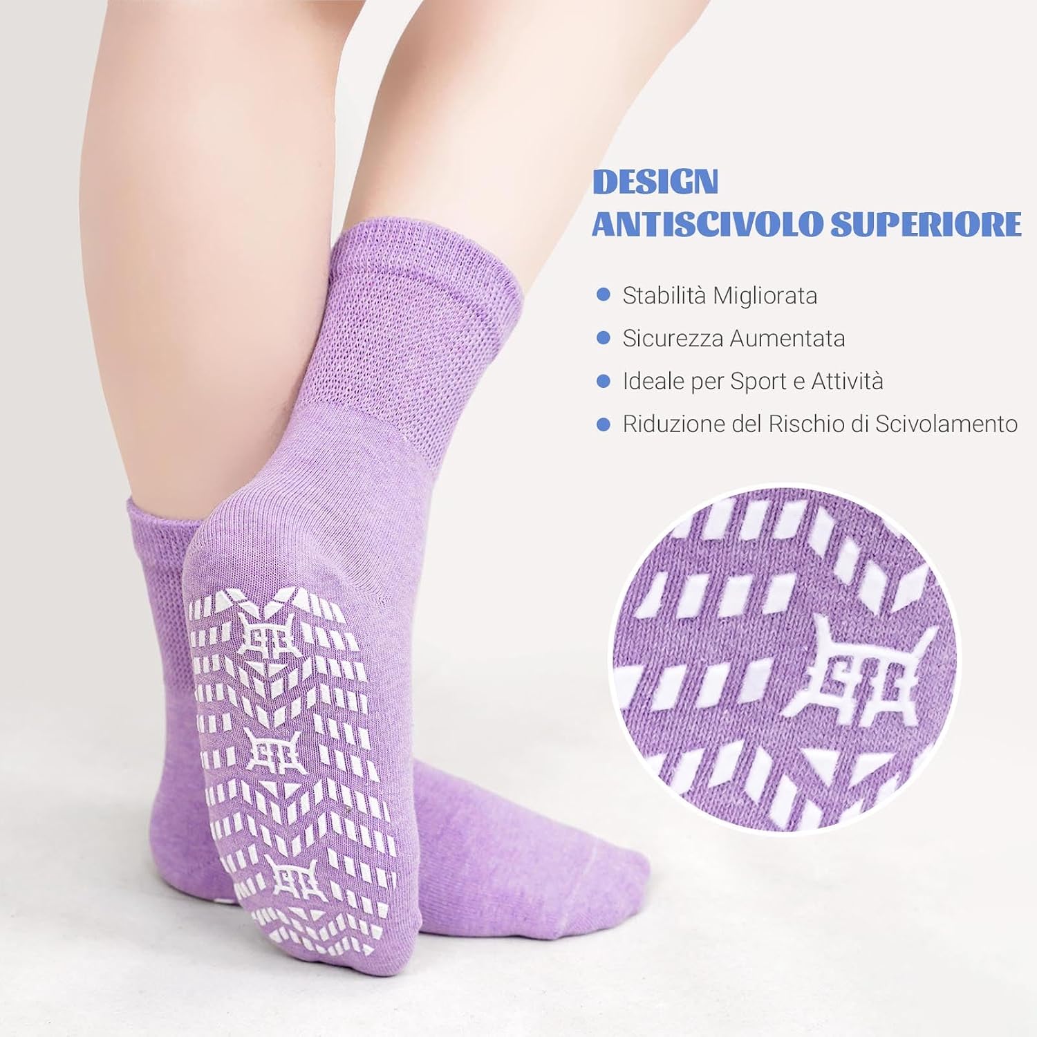 Thumbnail 3 de PUTUO Calze Antiscivolo Senza Elastico 85% cotone