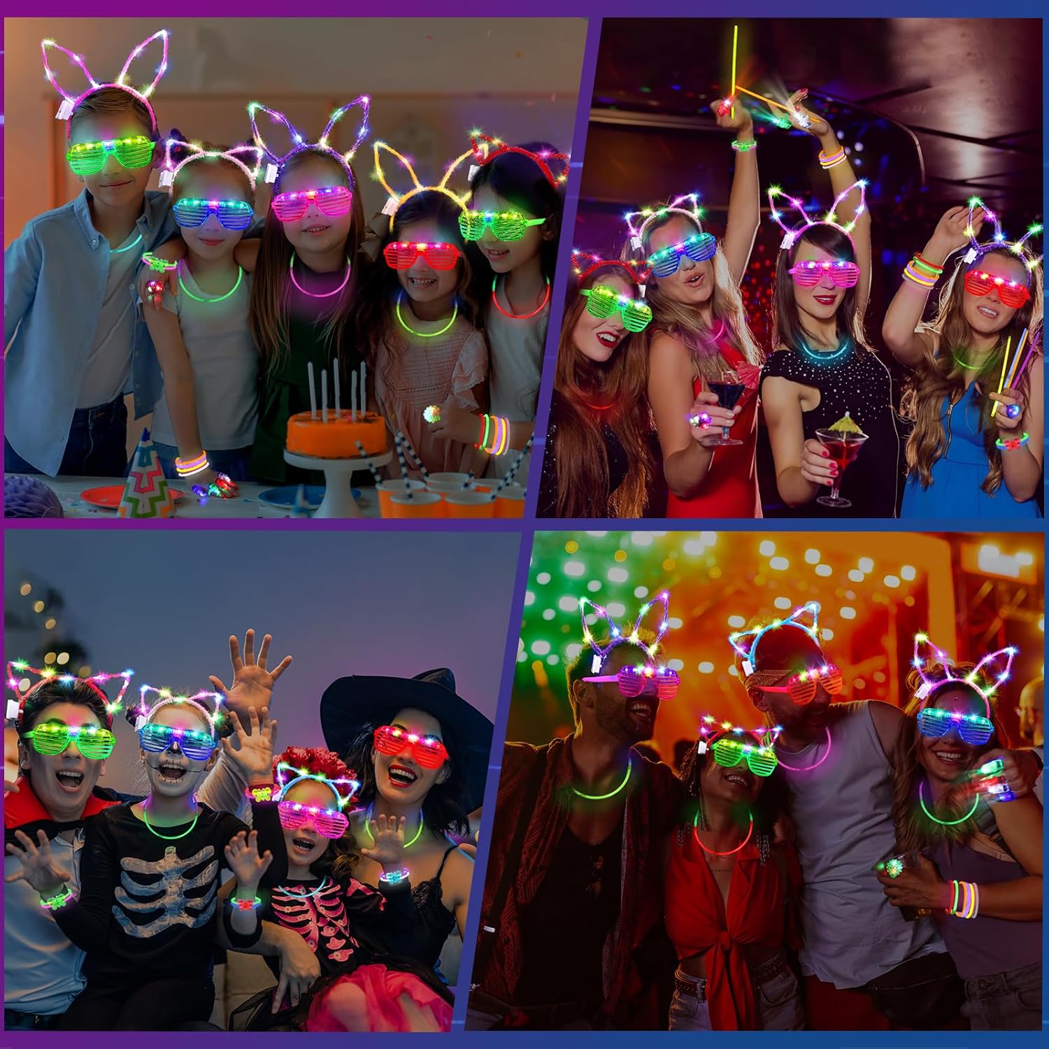 Thumbnail 6 de 150PCS Glow in the Dark Party Supplies Pack