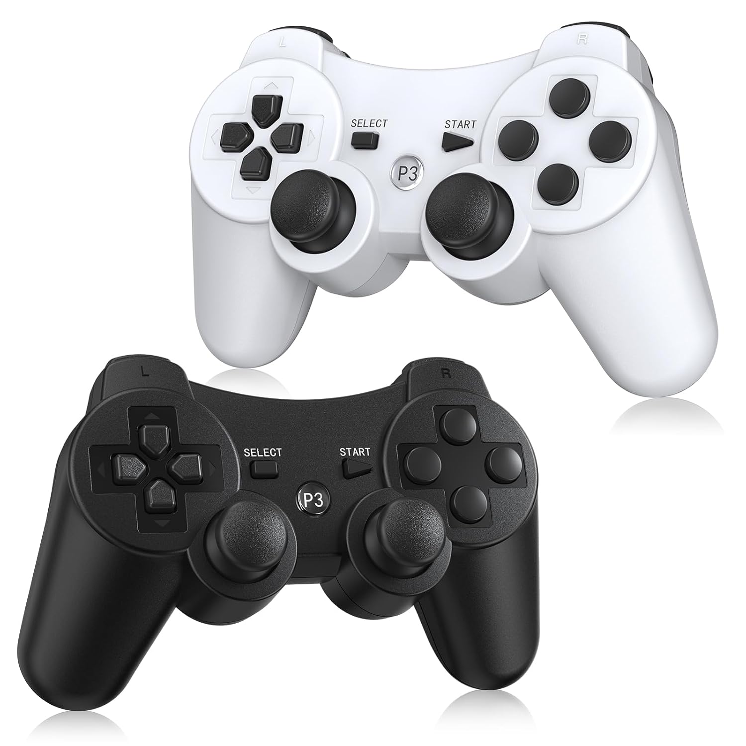 Thumbnail 6 de Yinjie 2 Pack Wireless Controller for PS3 – Dual Controller Bundle with USB Charging Cables