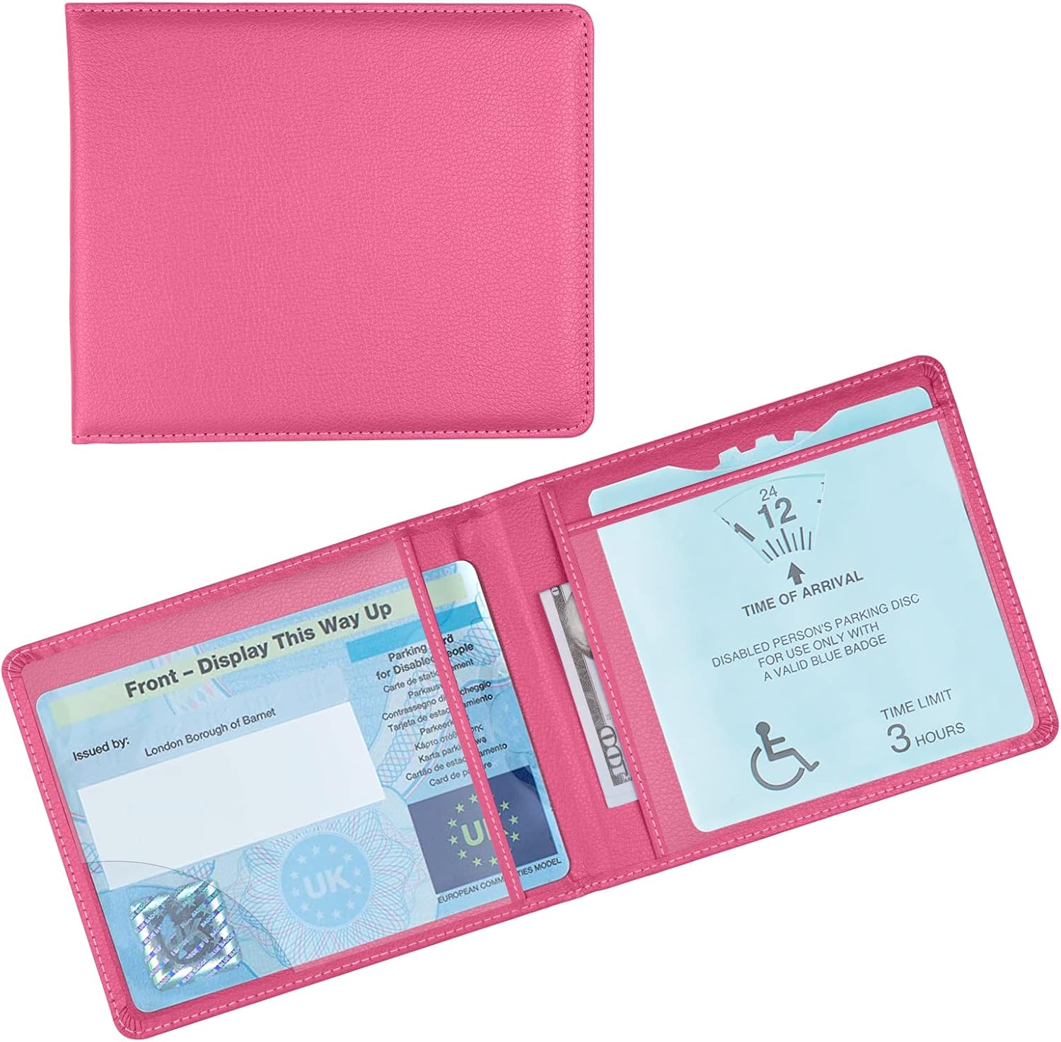 Thumbnail 1 de OFFCUP Disabled Badge and Timer Holder PU leather holder for blue badge 🪪