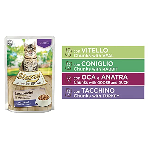Detalle 2 de Stuzzy Comida húmeda para gatos esterilizados 4,08 kg 🐱