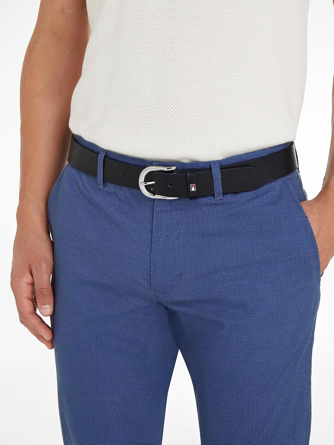 Detalle de Tommy Hilfiger Damen Gürtel New Danny Belt – Ledergürtel in klassischem Design