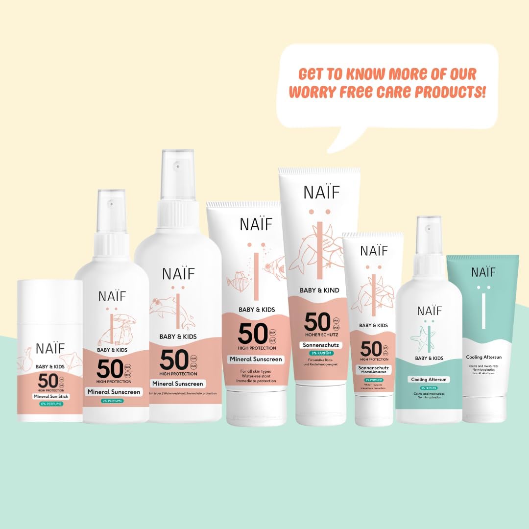 Detalle 2 de Naïf G020 verkoelende aftersun gel met aloë vera, 100 ml
