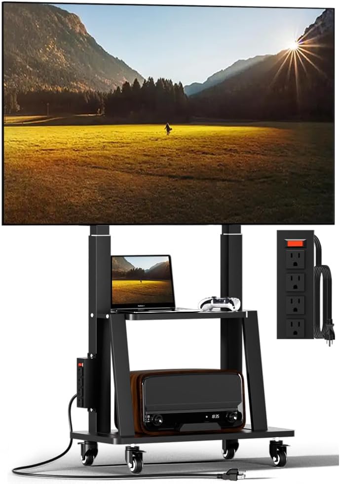 Thumbnail 6 de Carrello TV mobile suruoteper: supporto versatile per schermi da 42–100 pollici con VESA 200x200–900x600