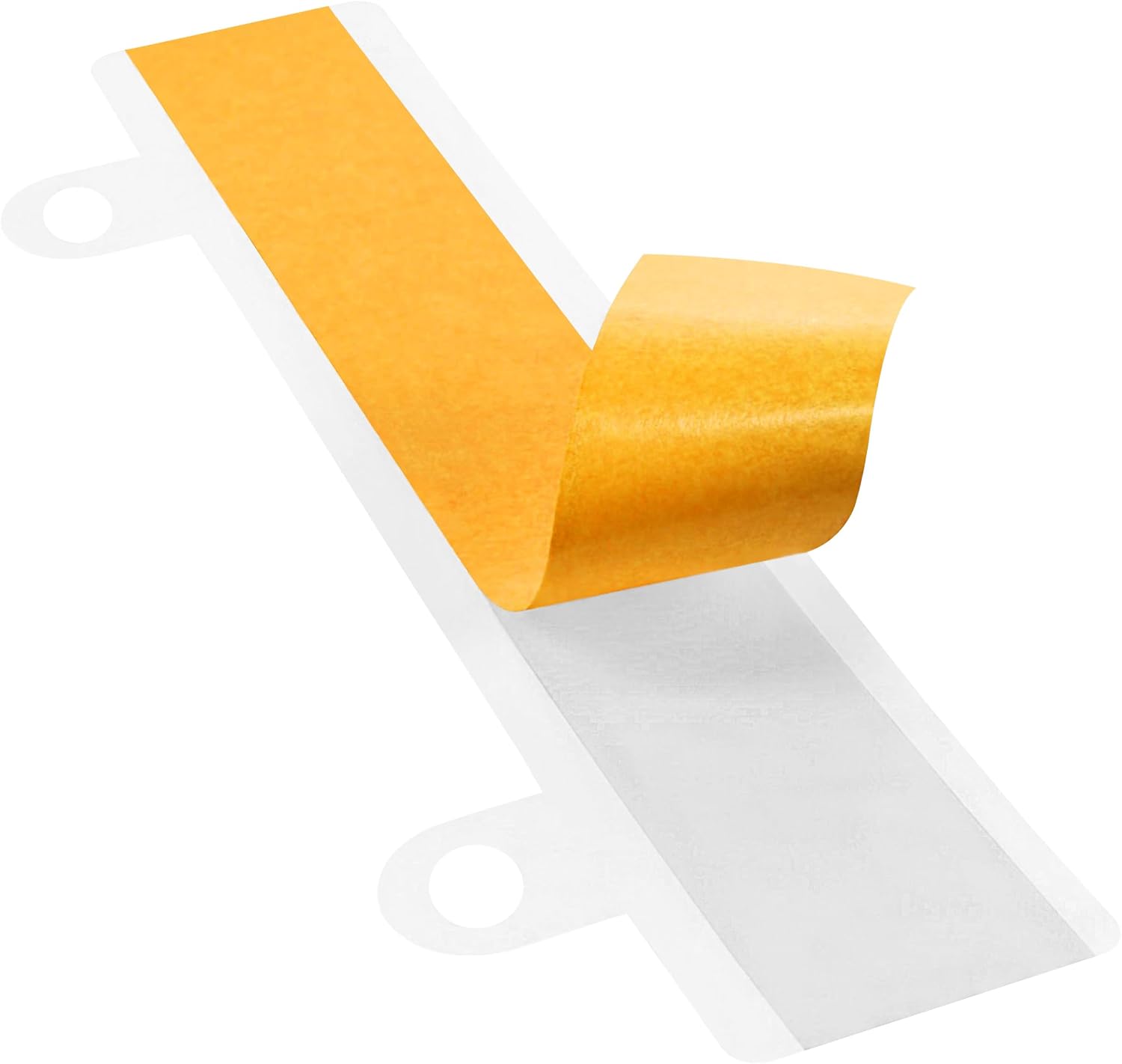 Detalle 2 de Bandes d'agrafage à coller transparentes – Dispositif de classement autocollant (122 x 25 mm, 100 pièces)