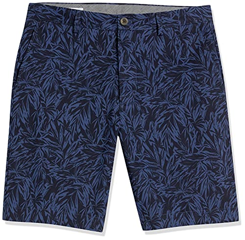 Thumbnail 5 de Amazon Essentials Pantalones Cortos Chinos de Corte Clásico para Hombre con Estampado de Hojas de Palma – 23 cm, Añil