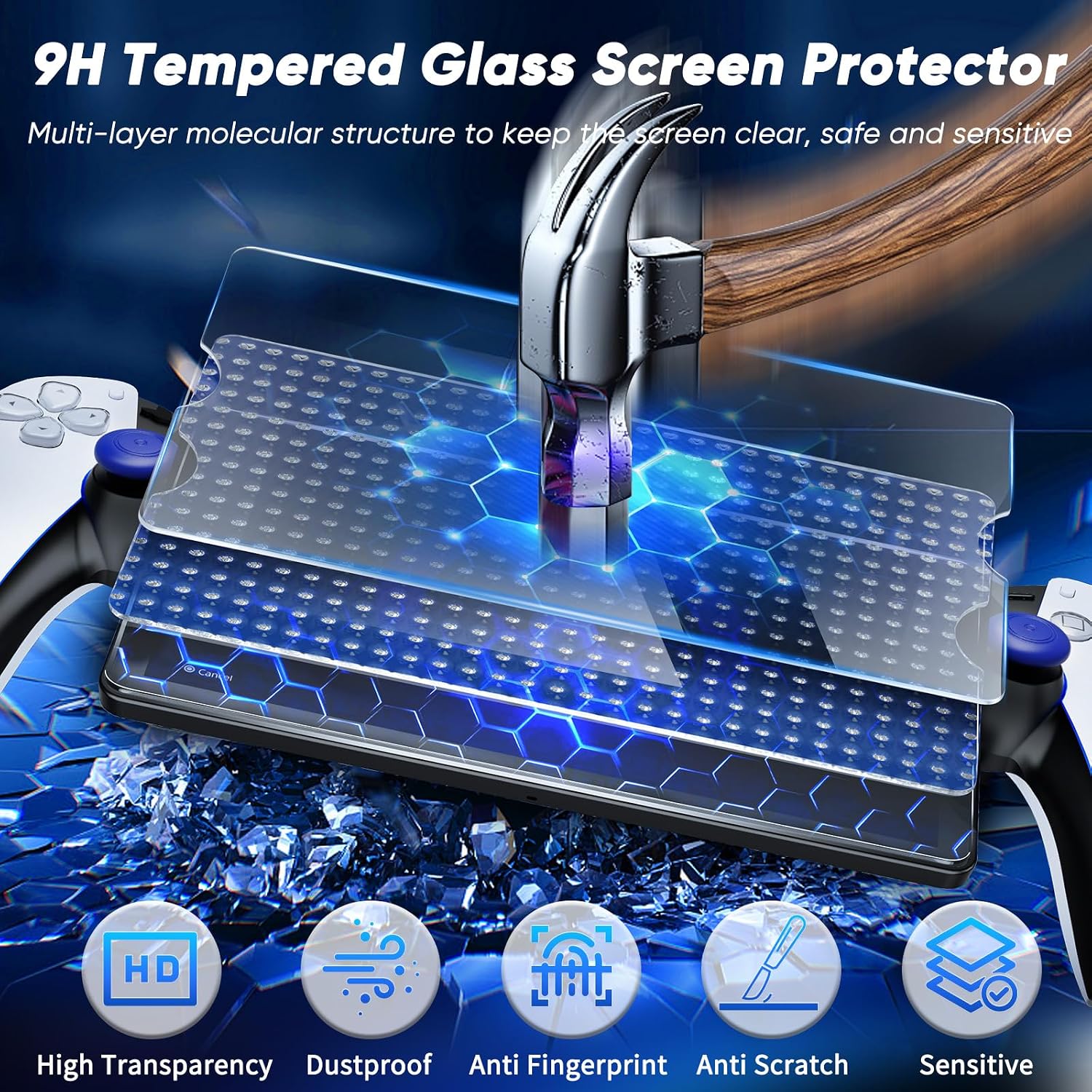 Detalle de Auarte 12 in 1 Accessories Set for PlayStation Portal