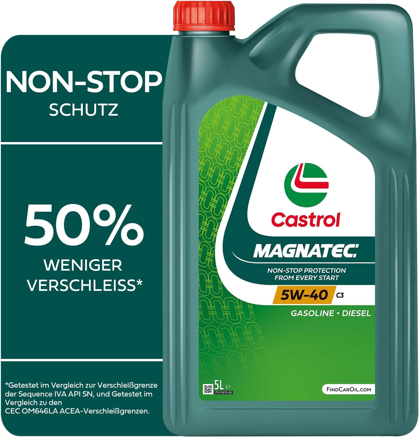 Detalle de Castrol MAGNATEC 5W-40 C3 Motoröl 5L