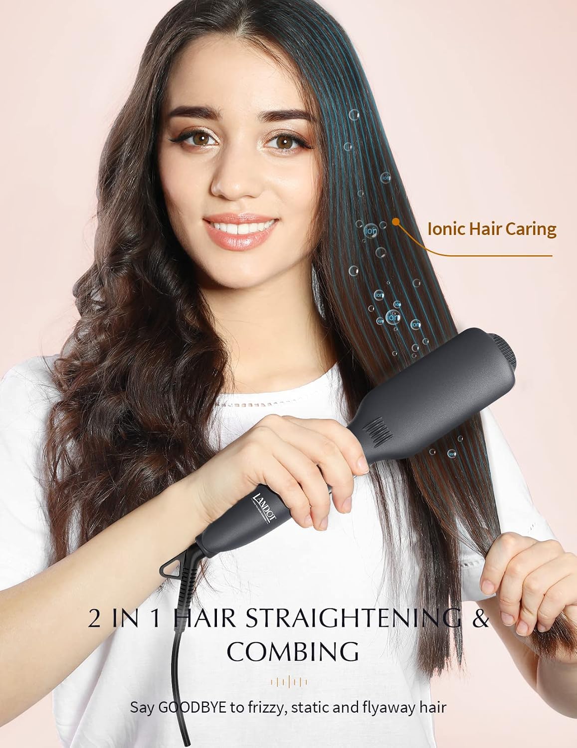 Thumbnail 1 de LANDOT Glättbürste 120–230°C 💇♀