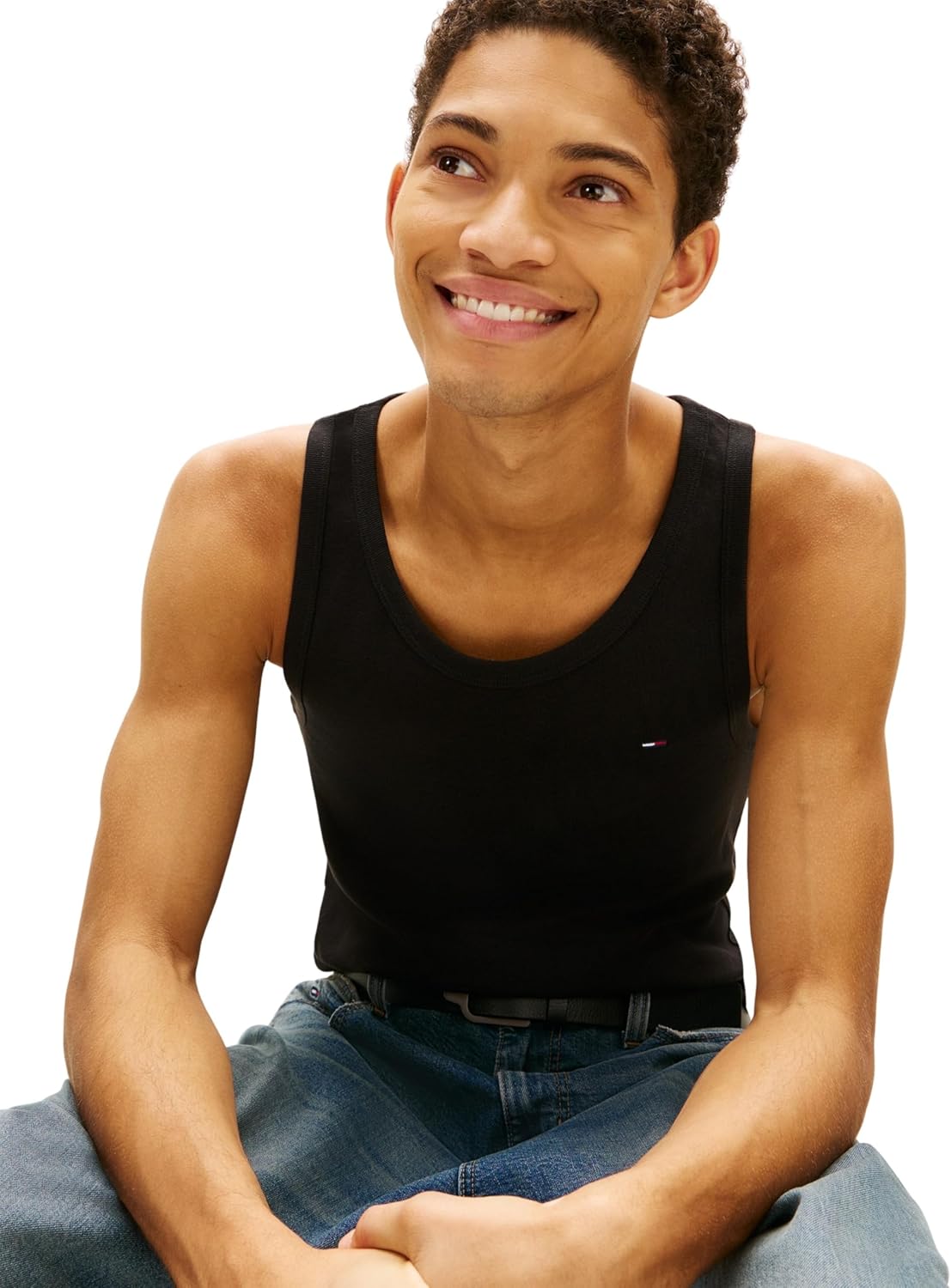 Thumbnail 2 de Tommy Jeans Tjm Xslim 2pck Rib Tank Ext Dm0dm20769 – Magliette da Uomo (Pacco da 1)