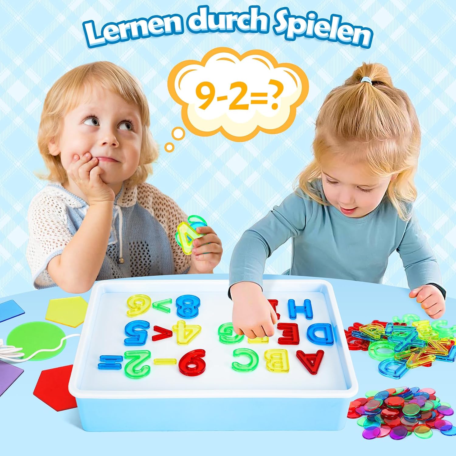 Detalle de Yellcetoy Light Box2 lichttafel met 10 helderheidsstanden en 149 accessoires