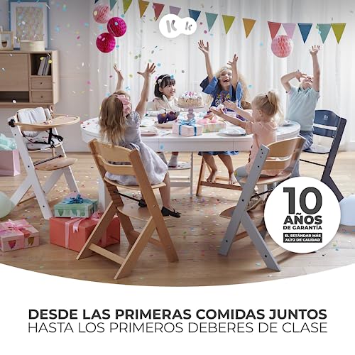 Detalle de Kinderkraft ENOCK Trona evolutiva de madera