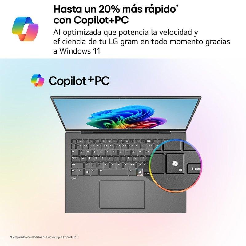 Thumbnail 3 de LG gram pro 16Z90TS 16": ultraligero, potente y pensado para creadores