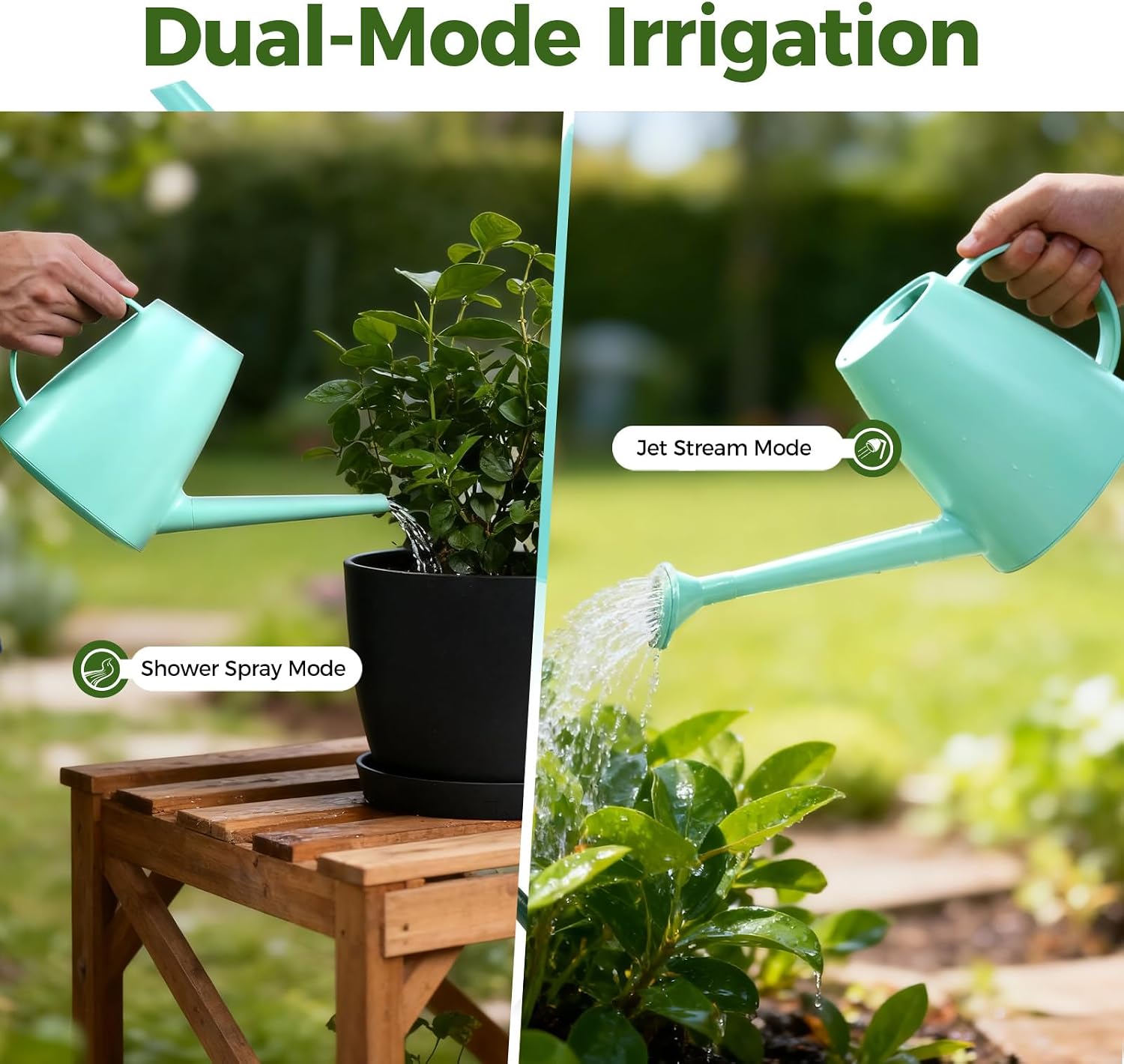 Thumbnail 3 de Bamworld 1.8L Watering Can with Long Spout for Indoor Plants