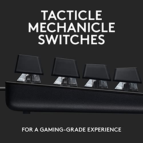Detalle de Logitech G413 SE Full-Size Mechanical Gaming Keyboard – Black