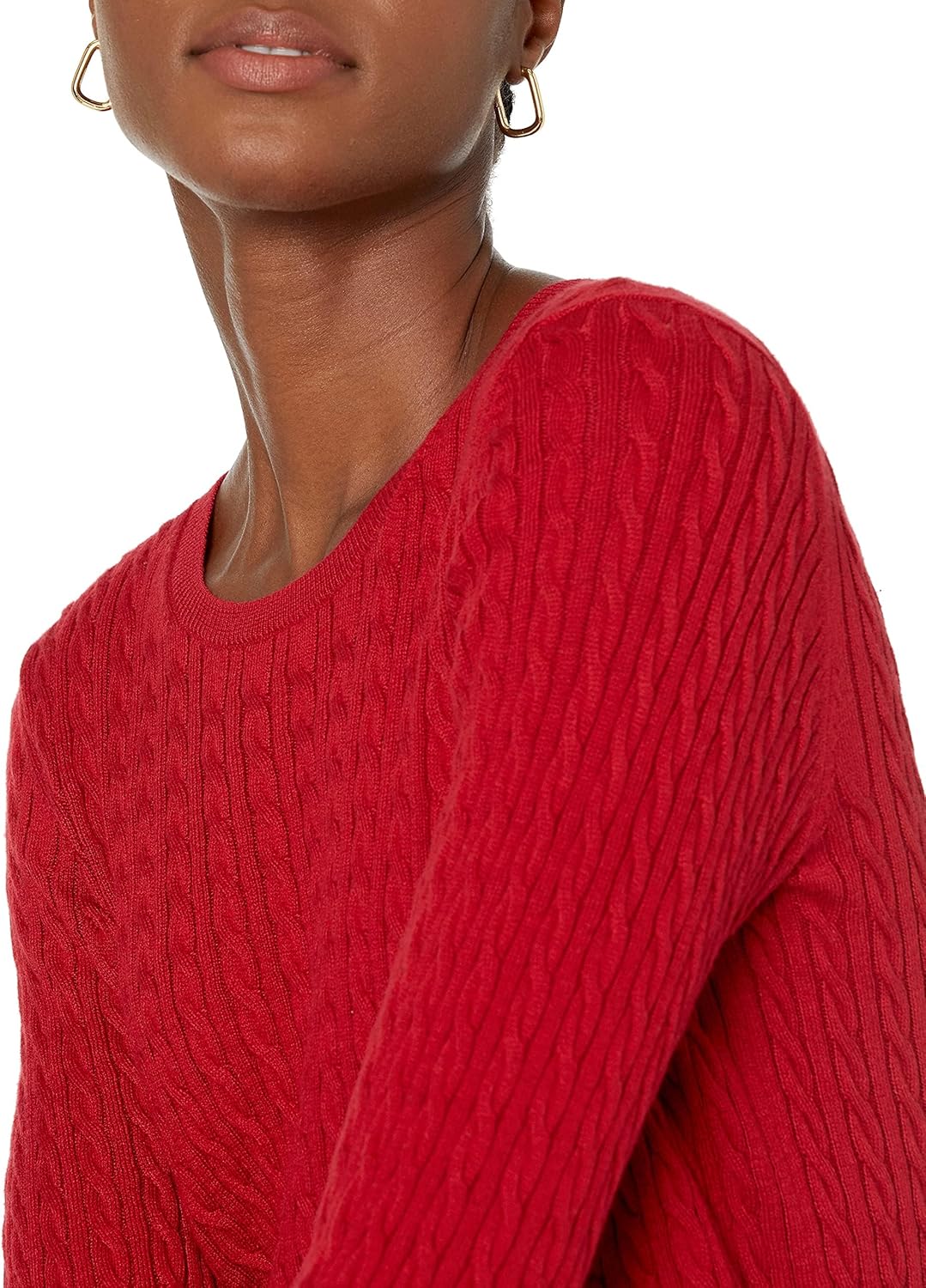 Thumbnail 2 de Amazon Essentials Women's Lightweight Cable Knit Crewneck Jumper (Plus Size Available)