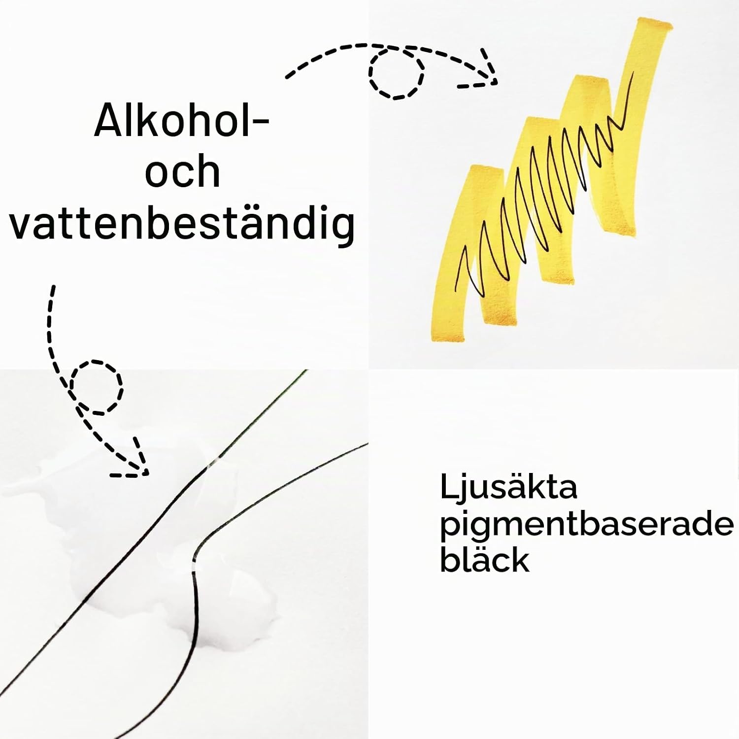 Detalle 1 de Copic Multiliner MLB005 fineliner, svart 0,05 mm med vatten- och alkoholbeständigt bläck