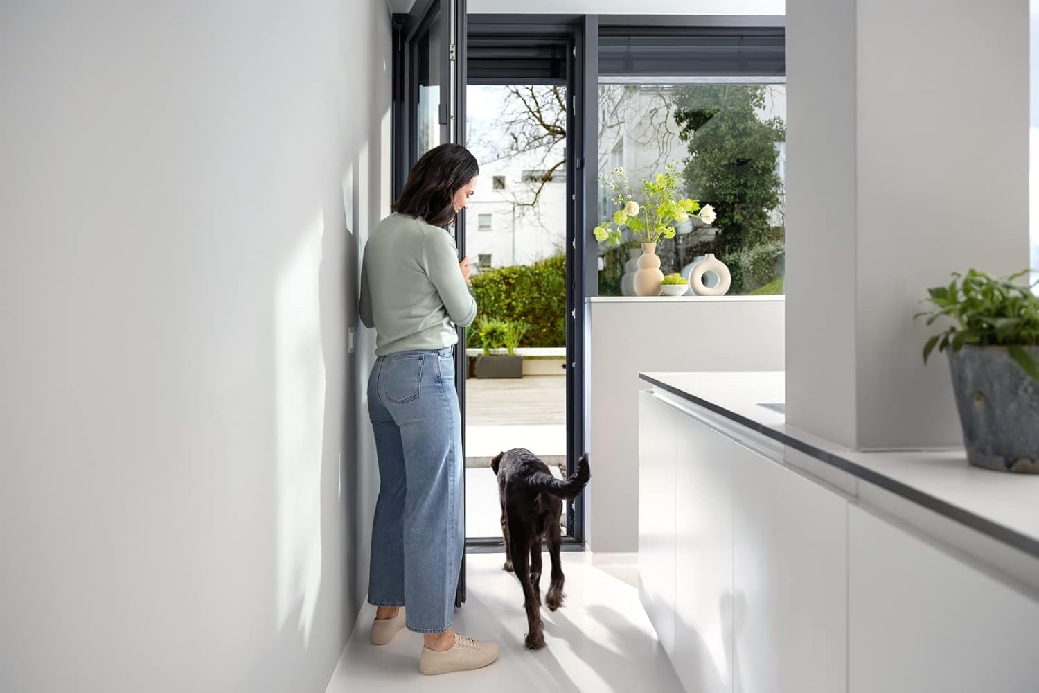 Thumbnail 4 de Bosch Smart Home Tür-/Fensterkontakt II Plus (anthrazit) – Sensor für Erschütterungserkennung und Alarmintegration