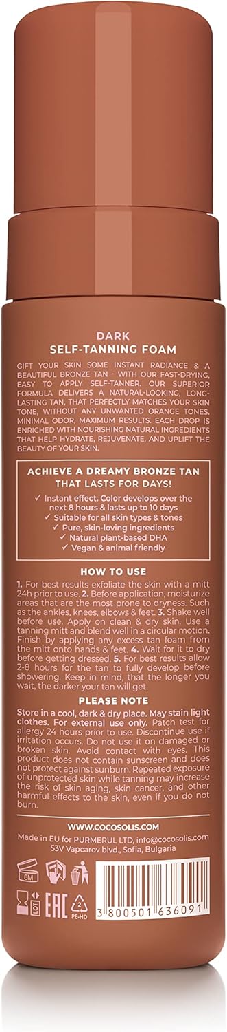 Thumbnail 5 de COCOSOLIS SOLIS Dark Mousse Autobronceadora Intensa para Piel 🌞