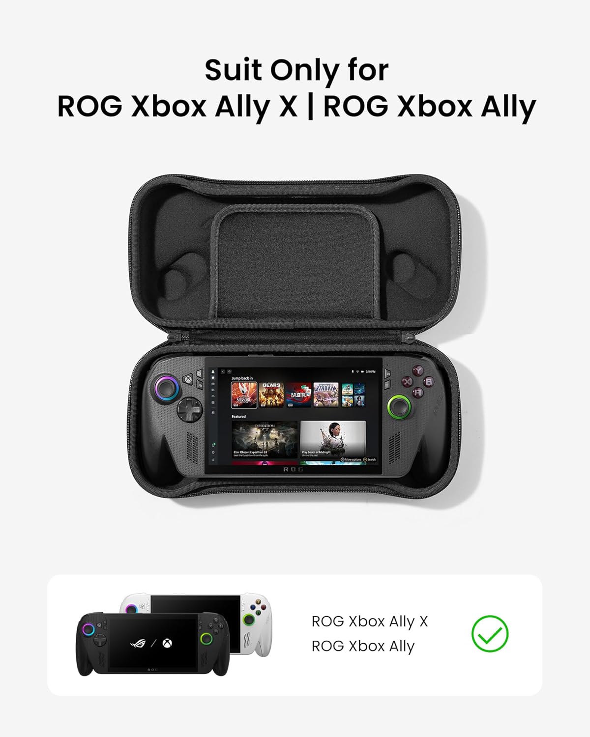 Detalle de tomtoc Slim Protective Case for ASUS ROG Xbox Ally / Ally X (2025)