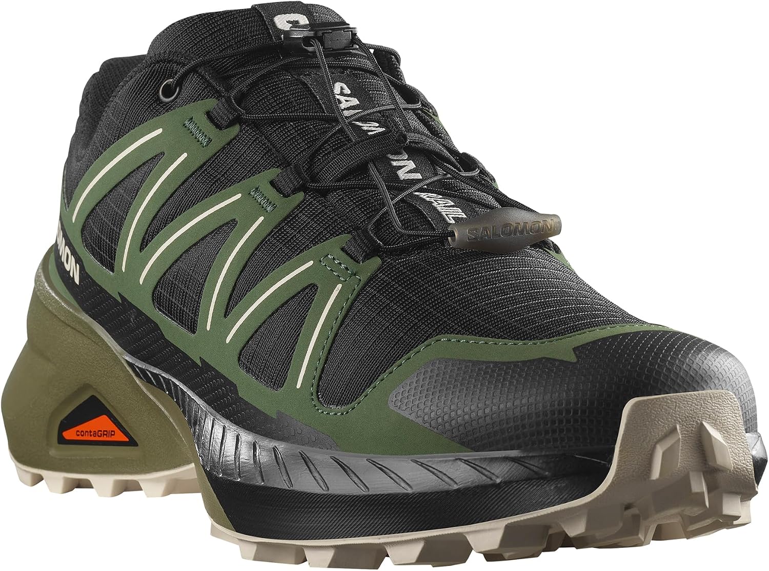 Detalle de Salomon Speedcross Peak Herren Wanderschuhe – Präzise Passform und aktiver Grip für herausfordernde Trails