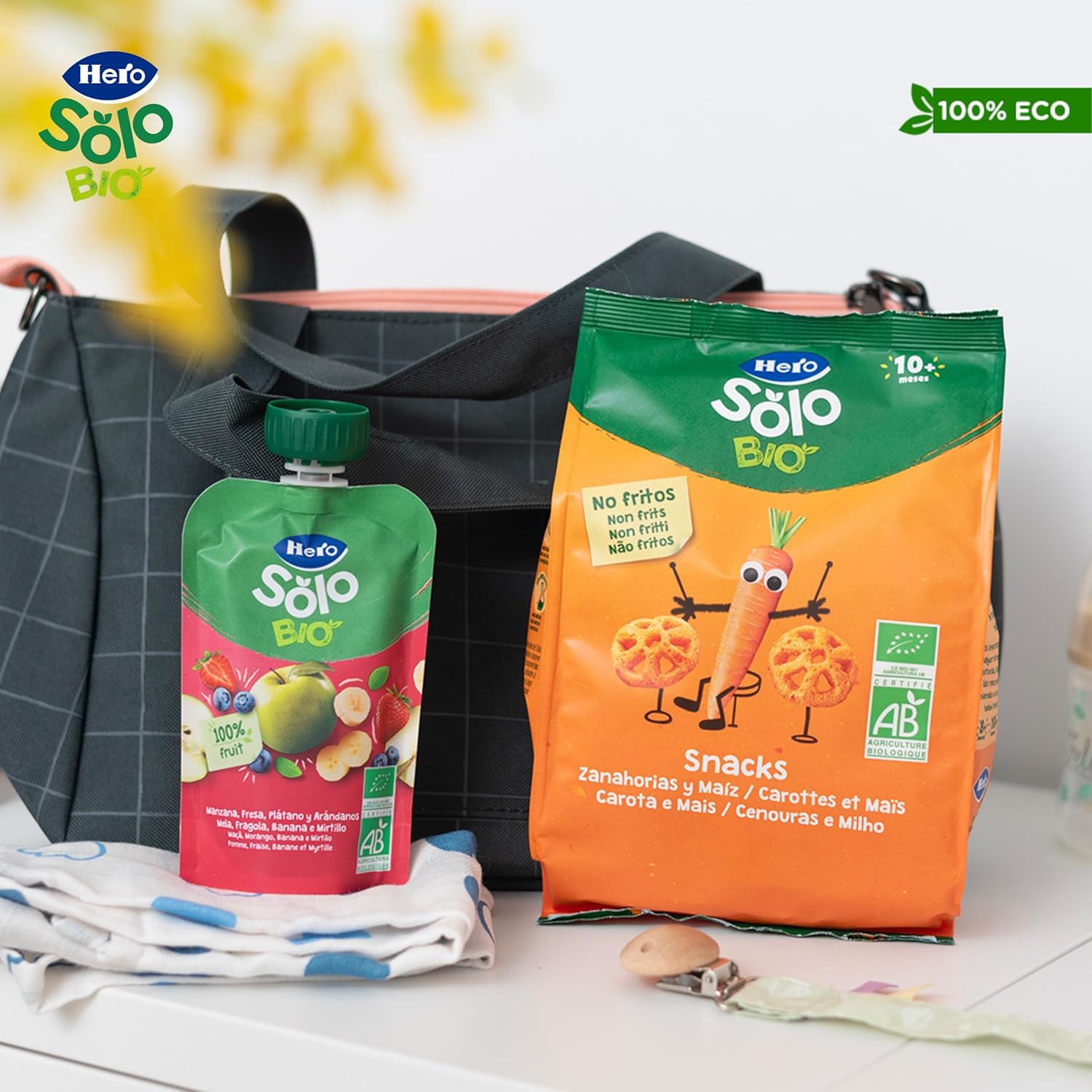 Thumbnail 6 de Hero Solo - Snacks de Zanahorias y Maíz 🌱, BIO, 6x40 g