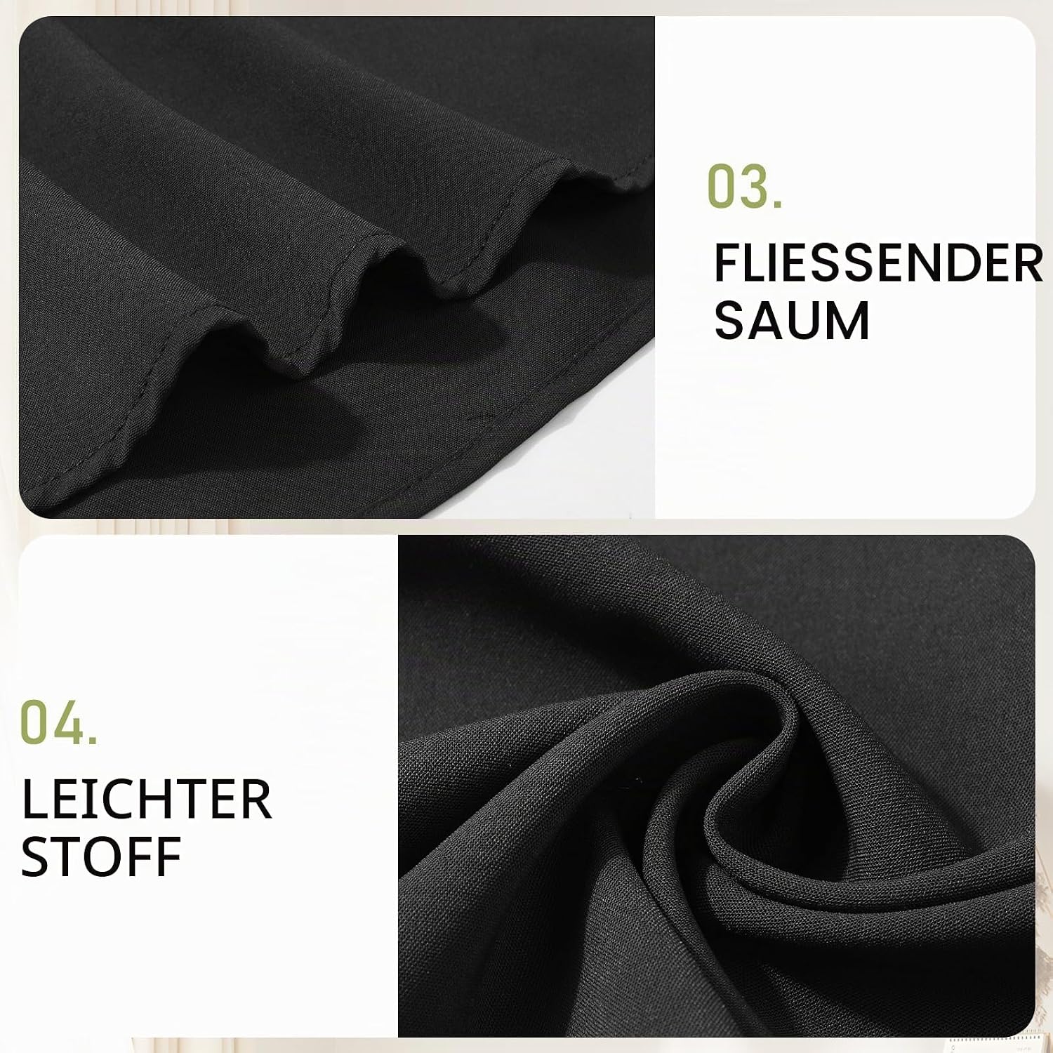 Detalle 2 de Weites Bein Shorts mit Kordelzug für Damen