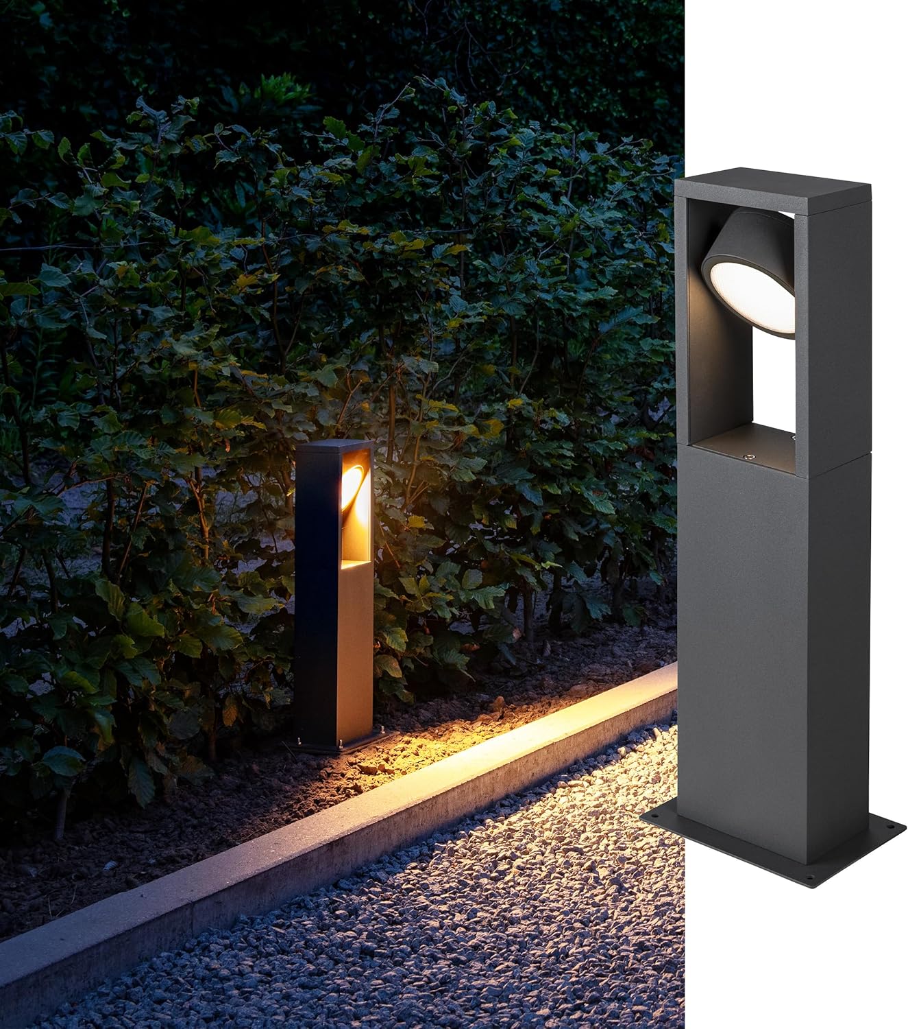 Thumbnail 6 de SLV F-POL borne – lampe d’extérieur ronde, anthracite, E27, max. 20W