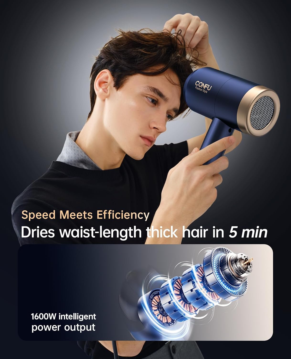 Detalle de CONFU Hair Dryer 1600W