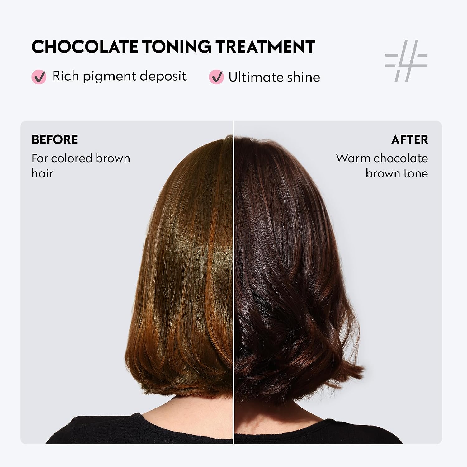Detalle 2 de Four Reasons Color Mask in Chocolate (27 Colors) Hair Gloss & Color Depositing Conditioner
