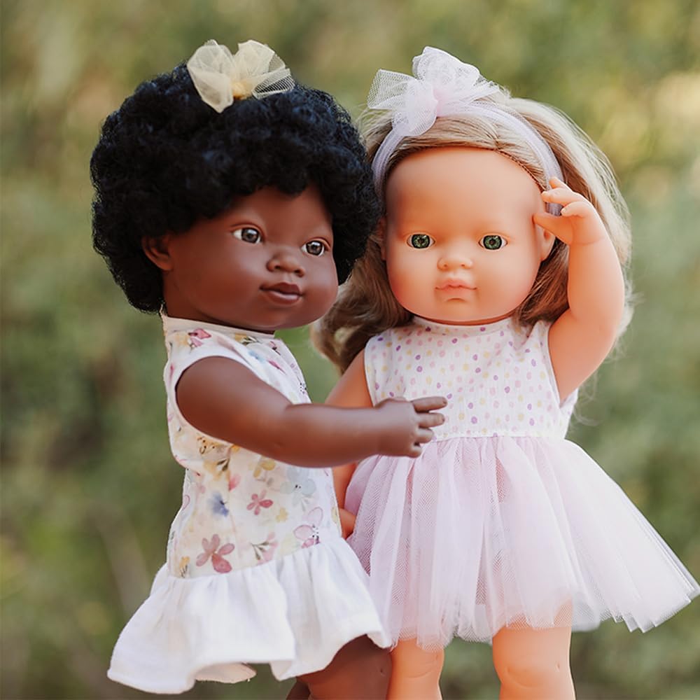 Thumbnail 5 de Miniland Puppe, 38 cm, afrikanisches Mädchen – My Friends & Me Kollektion
