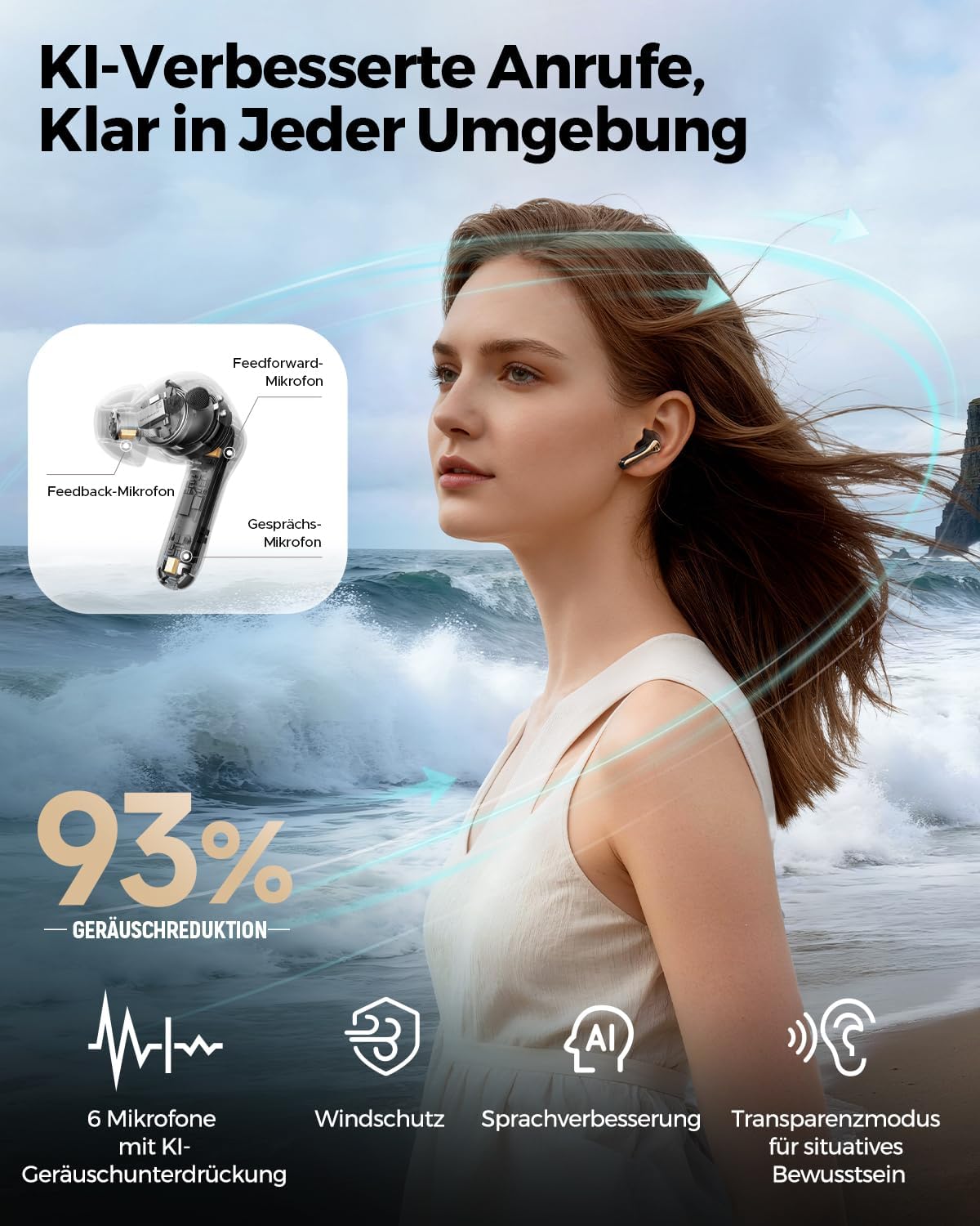 Thumbnail 6 de SoundPEATS Air5 Pro+ Kopfhörer mit ANC und LDAC