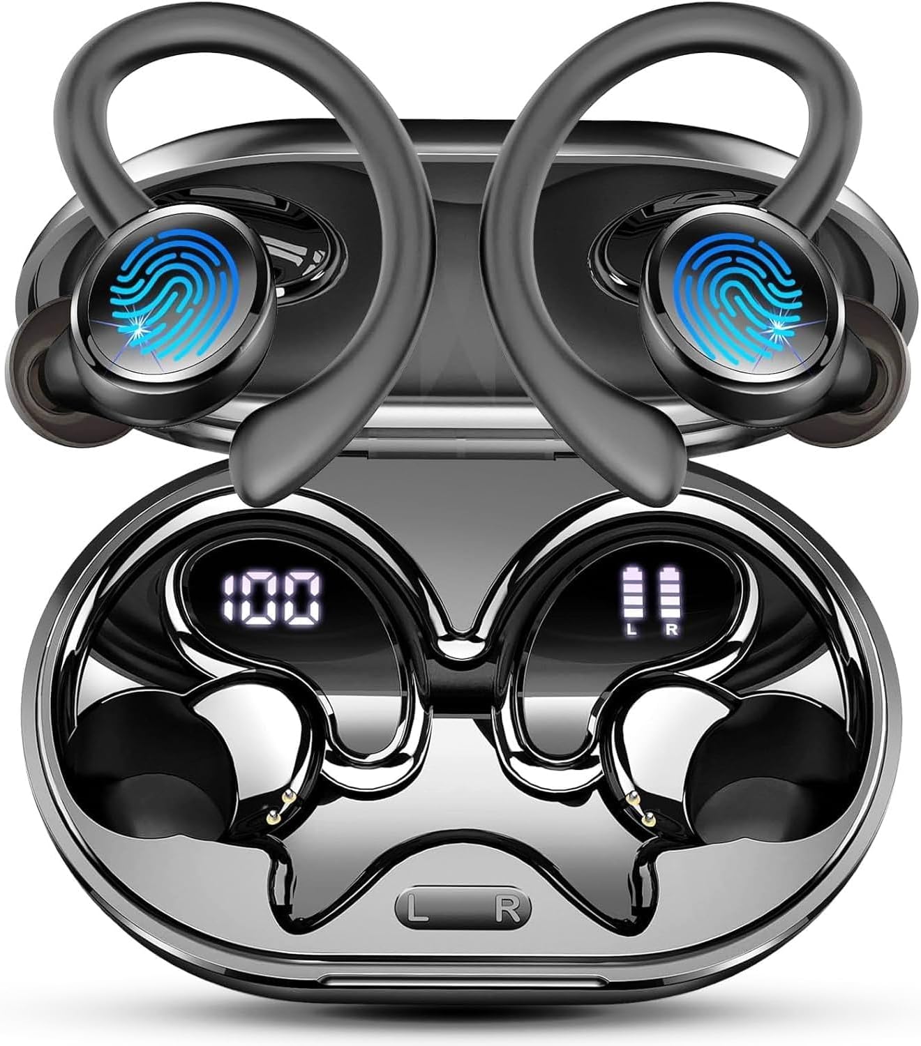 Detalle de Auriculares Inalámbricos Deportivos 5.4 de Matast: experiencia HiFi y libertad para entrenar