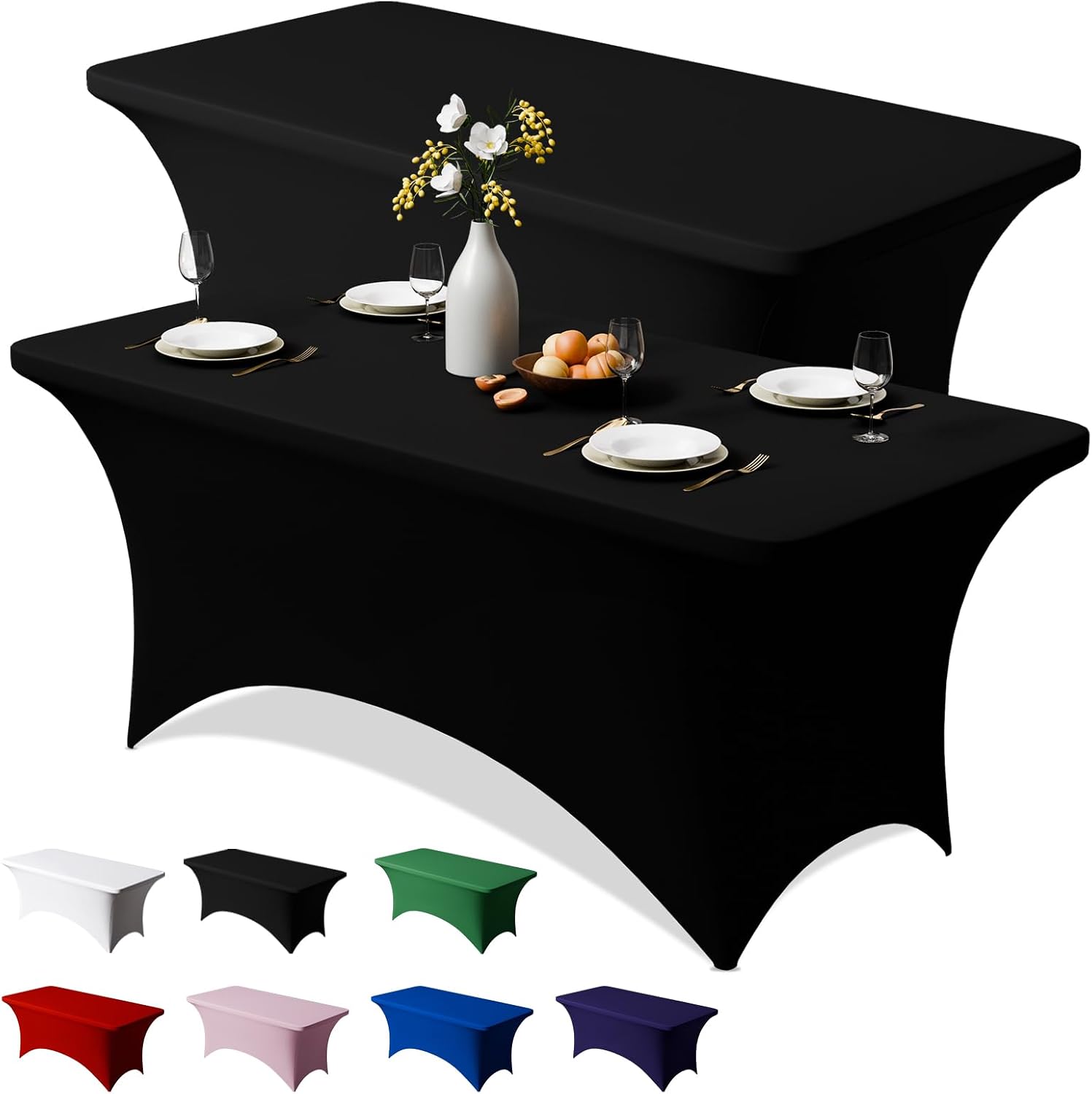 Detalle de TRLYC 72 x 30 Tablecloth Stretch for 6FT Tables