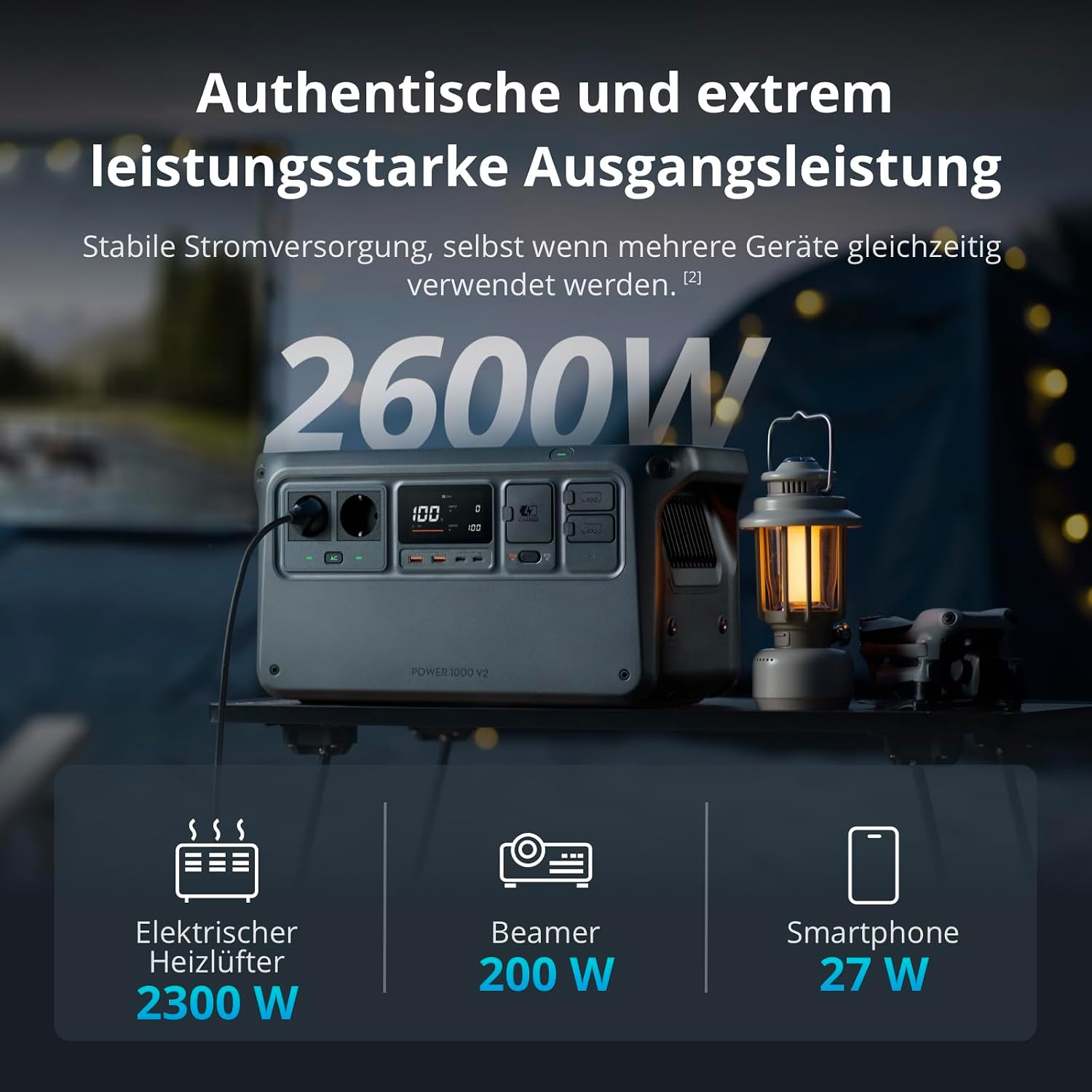 Detalle 2 de DJI Power 1000 V2 Powerstation 1024Wh