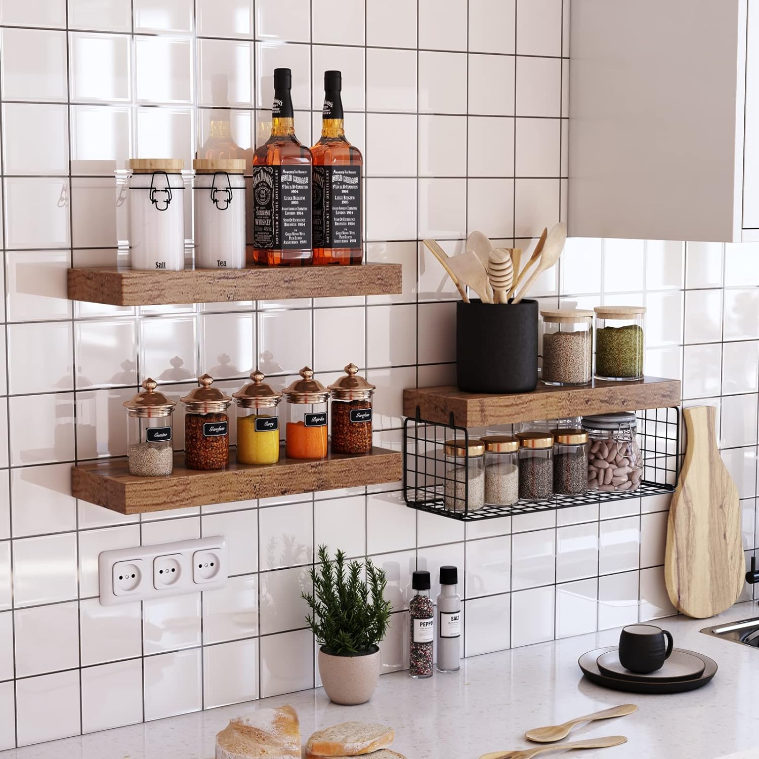Thumbnail 6 de QEEIG 16 inch Bathroom Shelf Set 🏡