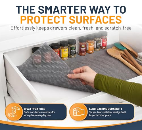 Thumbnail 6 de Linda’s Essentials Kitchen Drawer Liner, 44.5 x 500 cm