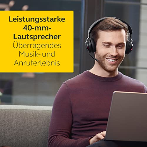 Thumbnail 5 de Jabra Evolve2 65 casque sans fil anti-bruit, certifié Microsoft Teams