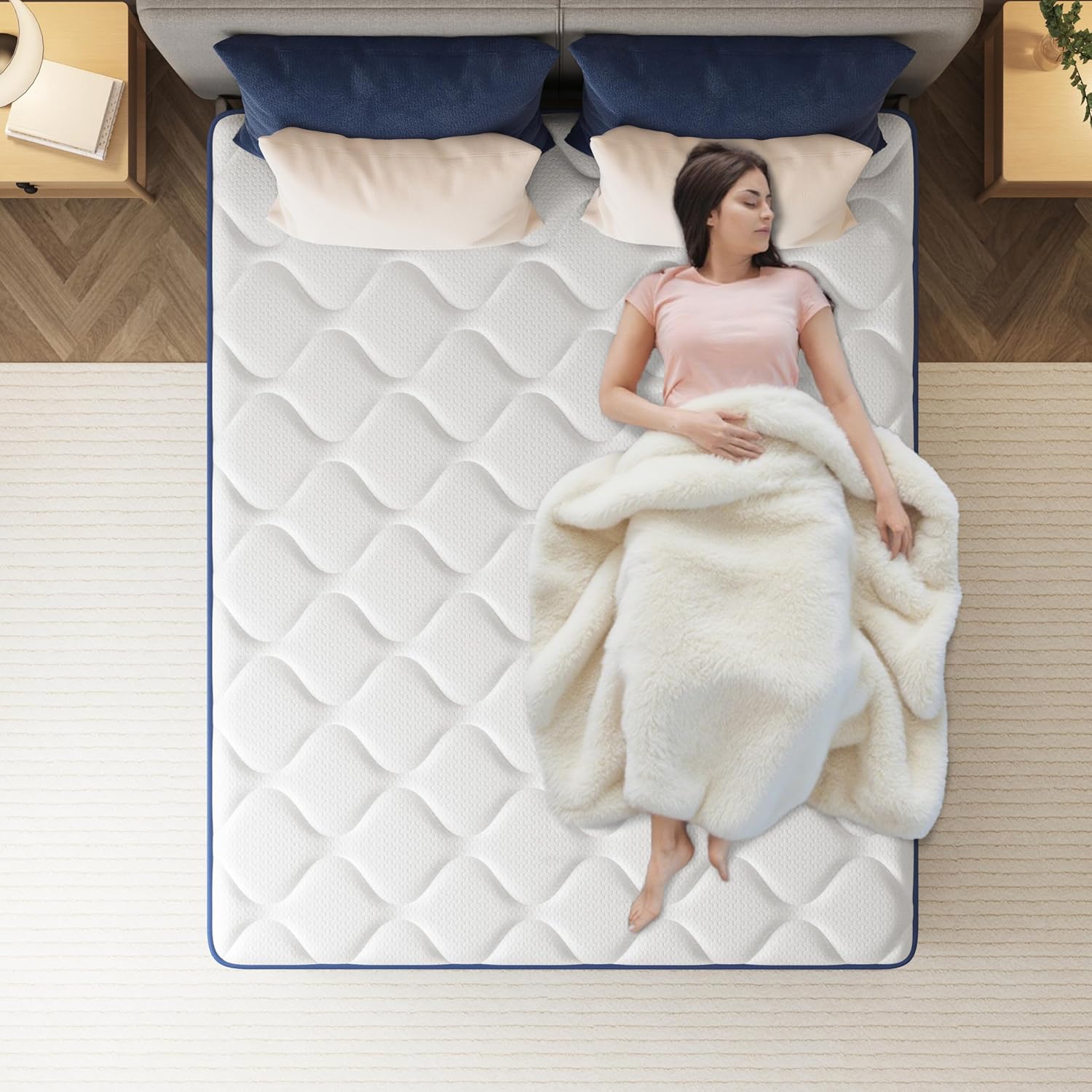 Thumbnail 2 de PurrJoys 5FT King Size Mattress – 25cm Medium Firm with Pocket Springs