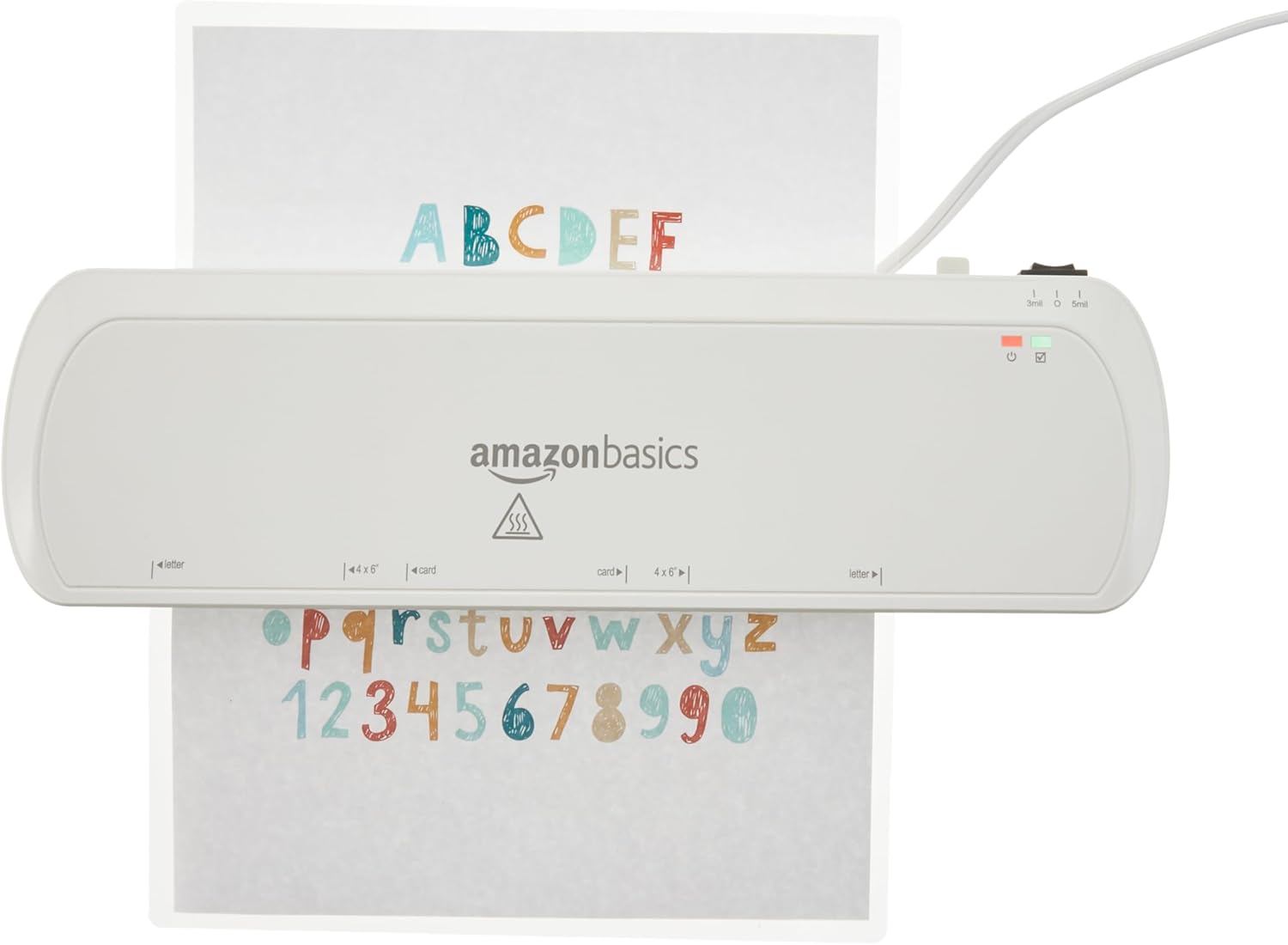 Thumbnail 1 de Amazon Basics 9-Inch Thermal Laminator: Quick Warm-Up, Dual Heat Settings